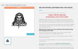 Support AIB MK Lightning by becoming a Face in the Crowd! | Milton Keynes Lightning