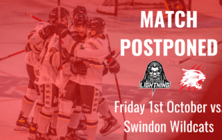 MATCH POSTPONED Friday 1/10 vs. Swindon Wildcats | Milton Keynes Lightning