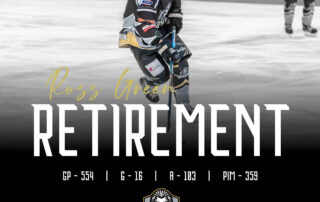 Ross Green retires from Ice Hockey and MK Lightning