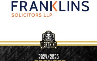 Franklins solicitors sponsor MK Lightning 24/25 seaosn