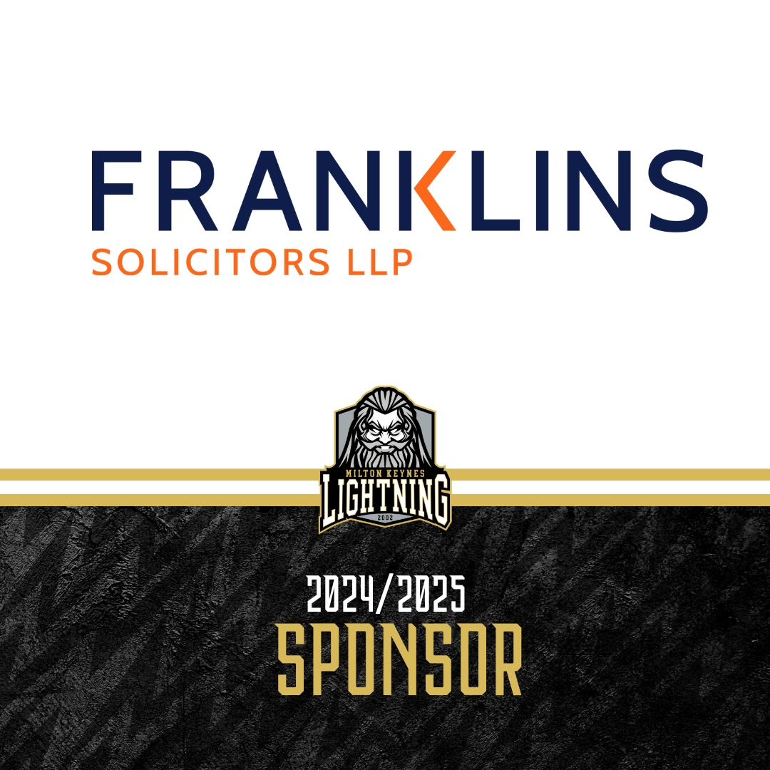 Franklins solicitors sponsor MK Lightning 24/25 seaosn