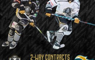 Carter Hamill and Mack Stewart sign 2 -way contracts with Belfast Giants 24/25