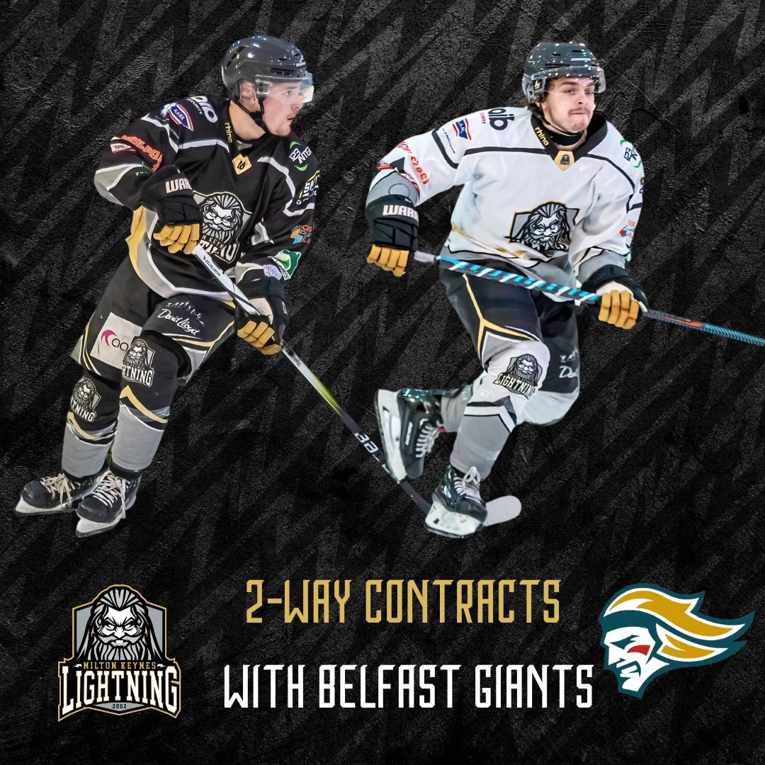 Carter Hamill and Mack Stewart sign 2 -way contracts with Belfast Giants 24/25