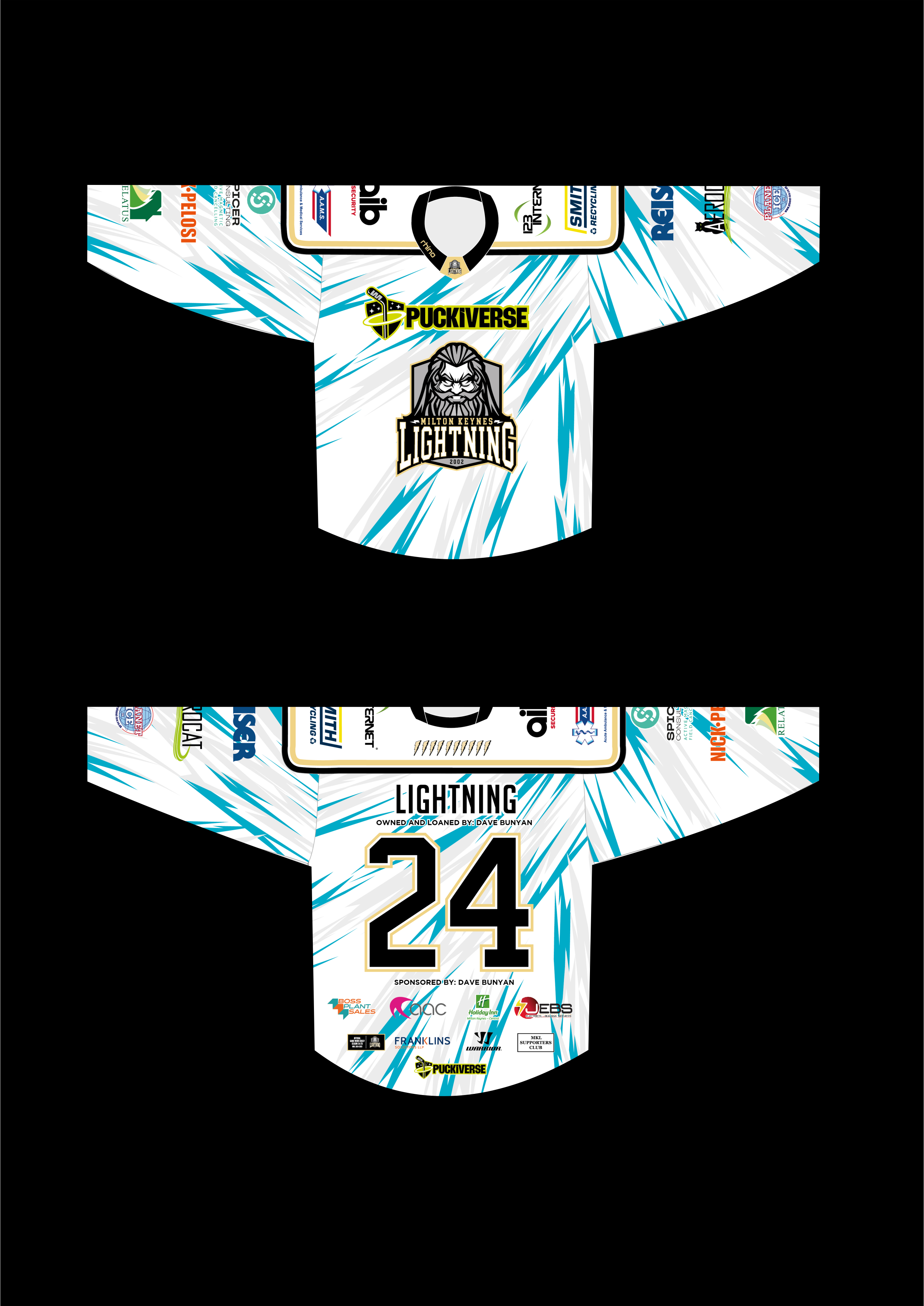 MKL Light jersey front and back 24/25