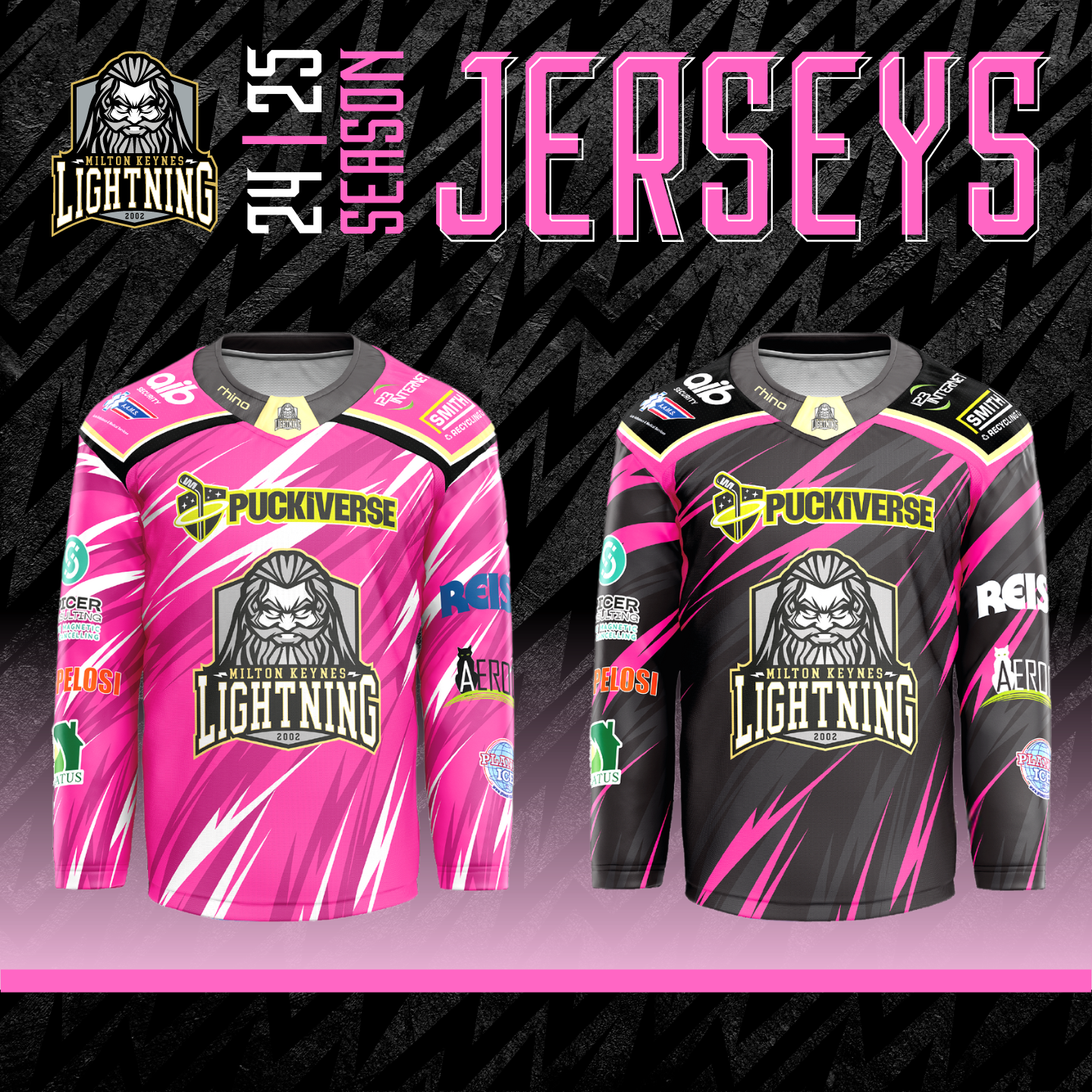 MK Lightning Pink Jersey 24/25