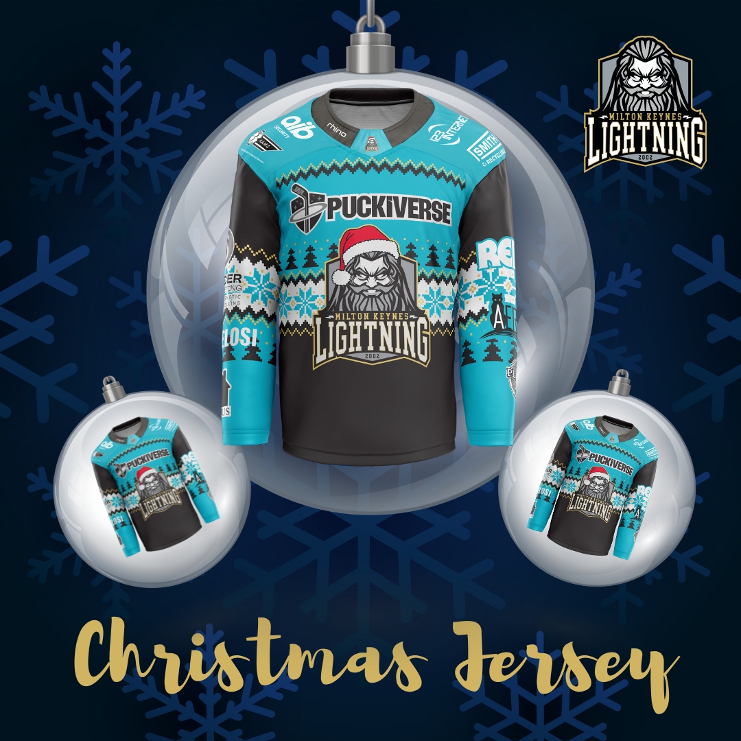 Ice hockey christmas jumper best sale